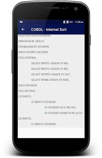 Learn - COBOL 5 تصوير الشاشة