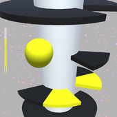 Yellow Drop Stack Ball Crash icon