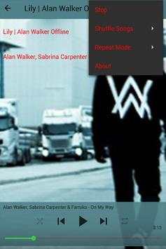 Lirik Lagu Lily | Alan Walker without internet 4 تصوير الشاشة