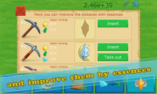 Idle Gold gem clicker स्क्रीनशॉट 6