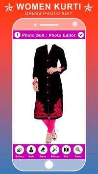 Women Kurti Dress Photo Suit Editor screenshot 4