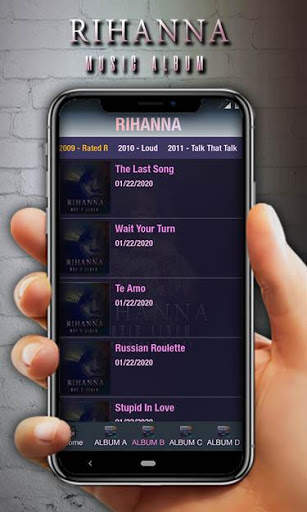 rihanna s album 188 pop songs album lagu barat screenshot 2