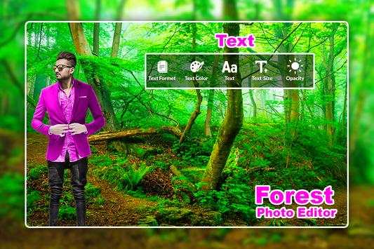 Forest Photo Editor screenshot 2