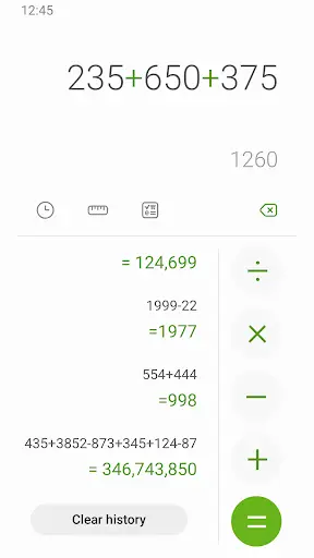 Samsung Calculator screenshot 2