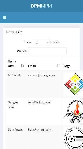 MPM DPM Universitas Trilogi screenshot 3