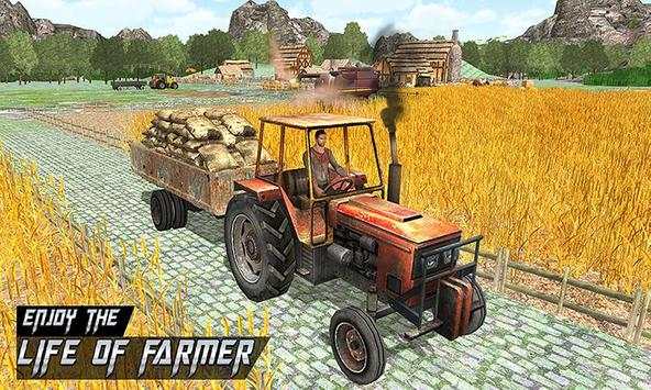 Village Farmer Tractor Sim screenshot 1