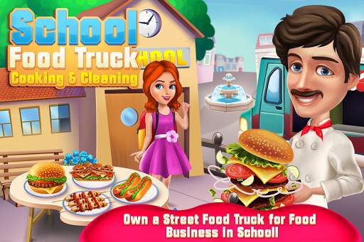 School Food Truck Cooking and Cleaning screenshot 3