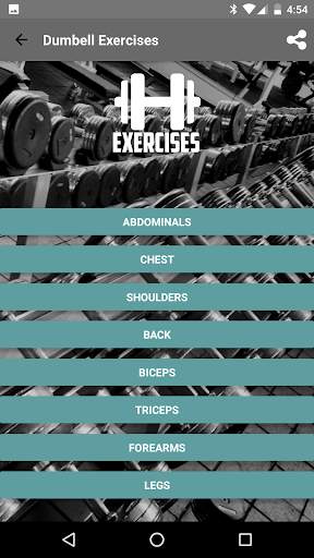 Dumbbell Exercises Free screenshot 2
