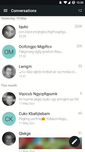 YAATA - SMS/MMS messaging скриншот 2