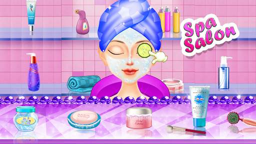 Spa Salon Makeover Girl Game - Makeup Artist screenshot 1