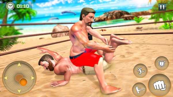 Beach Wrestling Revolution: 3D New Fighting Game screenshot 3