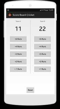 Score Board Cricket screenshot 2