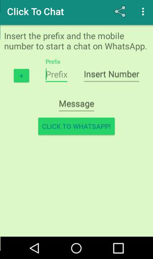 Click to Chat - Open a Chat screenshot 1
