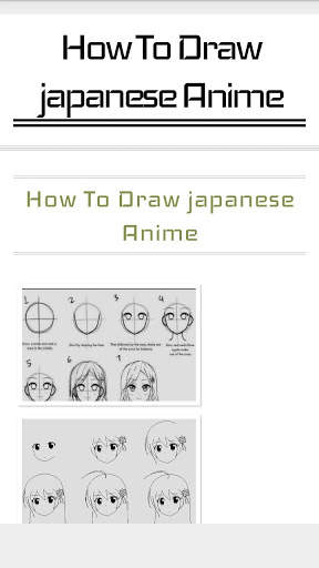 Anime Draw Offline Tutorials screenshot 3