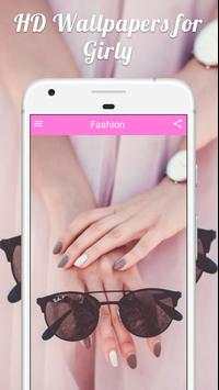 Wallpaper for girls - sassy theme cute backgrounds screenshot 3