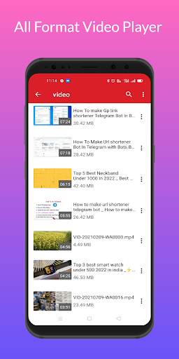 Dplayer - Video & Music Player screenshot 1