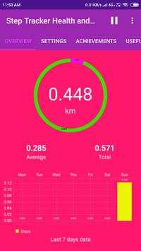 Step Tracker Live Offline Health and Fitness App screenshot 2