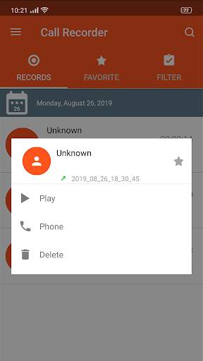 Call Recorder Auto Call Record – ACR screenshot 2