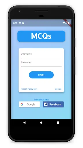 MCQS screenshot 1