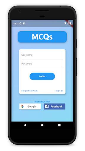 MCQS screenshot 1