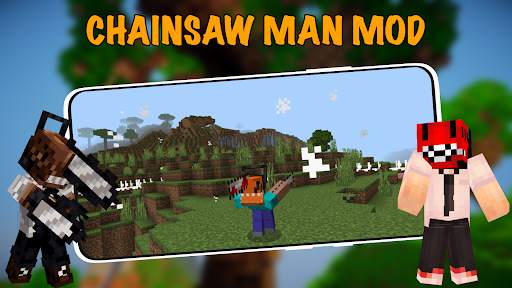 Chainsaw Man Mod For Minecraft screenshot 1