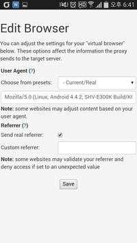 Proxy Browser screenshot 3