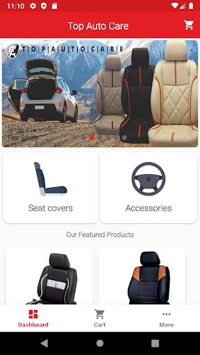 TopAutoCare (Online Car Seat Cover Booking App) screenshot 2