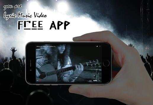White Lion App Lyric Music Video screenshot 8