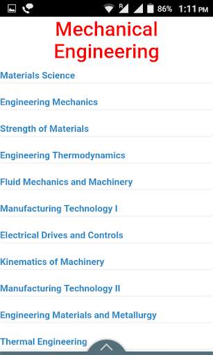 Mechanical Engineering study Notes скриншот 1