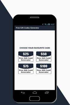 Free Gift codes Generator screenshot 5