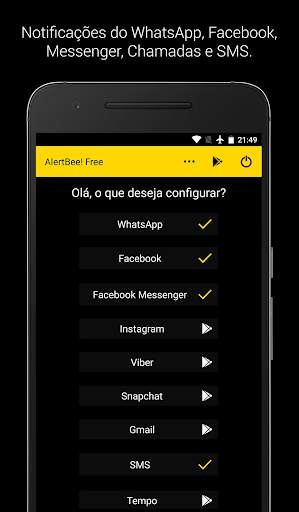 AlertBee Free - Notificações por voz screenshot 1