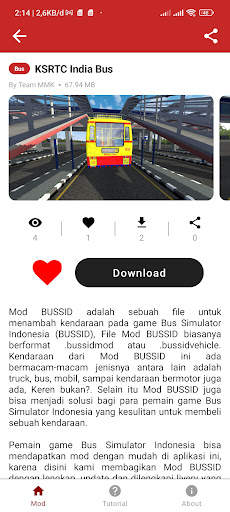 Mod Bussid Karnataka KSRTC screenshot 4