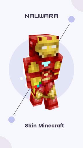 Skin Iron Man for Minecraft PE screenshot 1