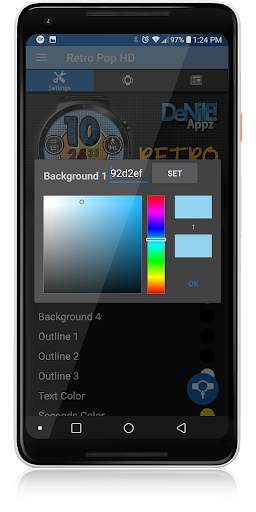 Retro Pop HD Watch Face Widget & Live Wallpaper screenshot 5