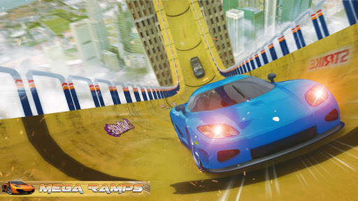 Mega Ramp Car Racing Impossible Stunts screenshot 4