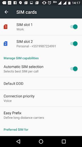 Motorola Easy Prefix screenshot 1
