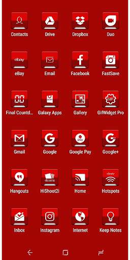Combo Red v2 Icon Pack 6 تصوير الشاشة