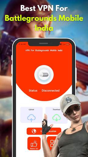 VPN For Battlegrounds Mobile India, BGMI VPN screenshot 3