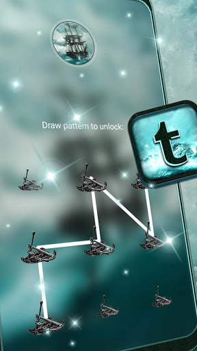 Ship in Storm Launcher Theme screenshot 4
