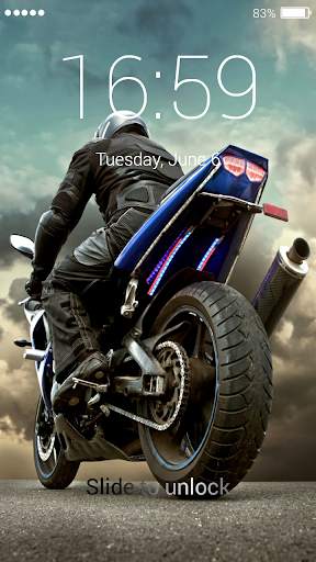 Motorcycle Lock Screen screenshot 6