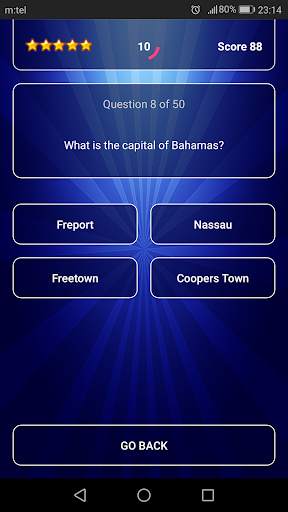 World Capitals Quiz screenshot 5