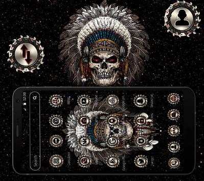 Devil Death Skull Launcher Theme💀 screenshot 3