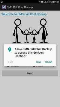 SMS Call Chat Backup screenshot 1