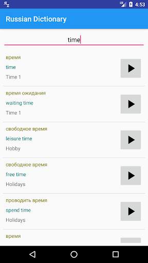 Russian Language Trainer screenshot 8