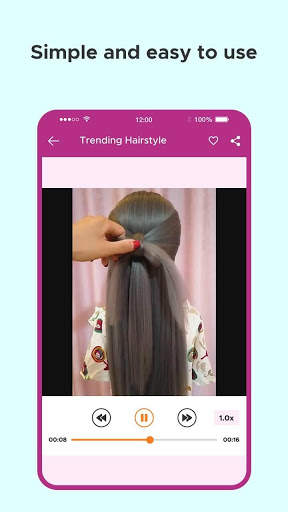Hairstyles Step by Step Videos for Girls screenshot 5