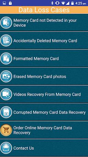 Memory Card Data Recovery Help screenshot 1