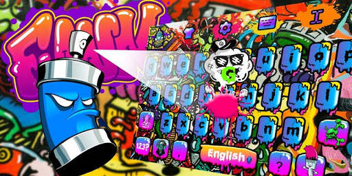 Graffiti Keyboard Theme screenshot 5