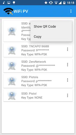 WiFi Password Viewer [ROOT] screenshot 3