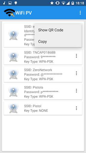 WiFi Password Viewer [ROOT] screenshot 3