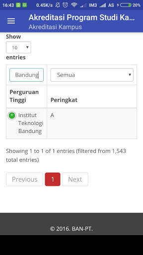Akreditas Program Studi Kampus screenshot 5